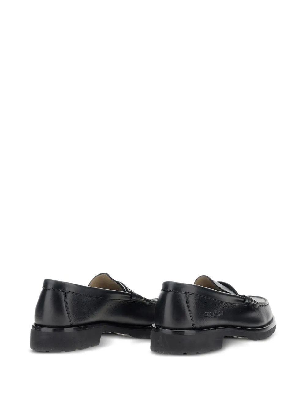 Common Projects penny leather loafers Black