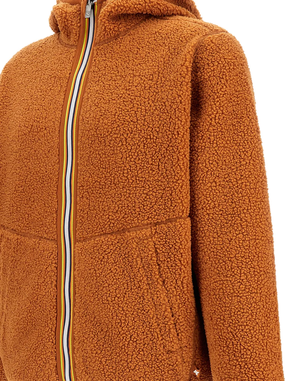 K-way Jack Sherpa Polar Double Jacket In Orange