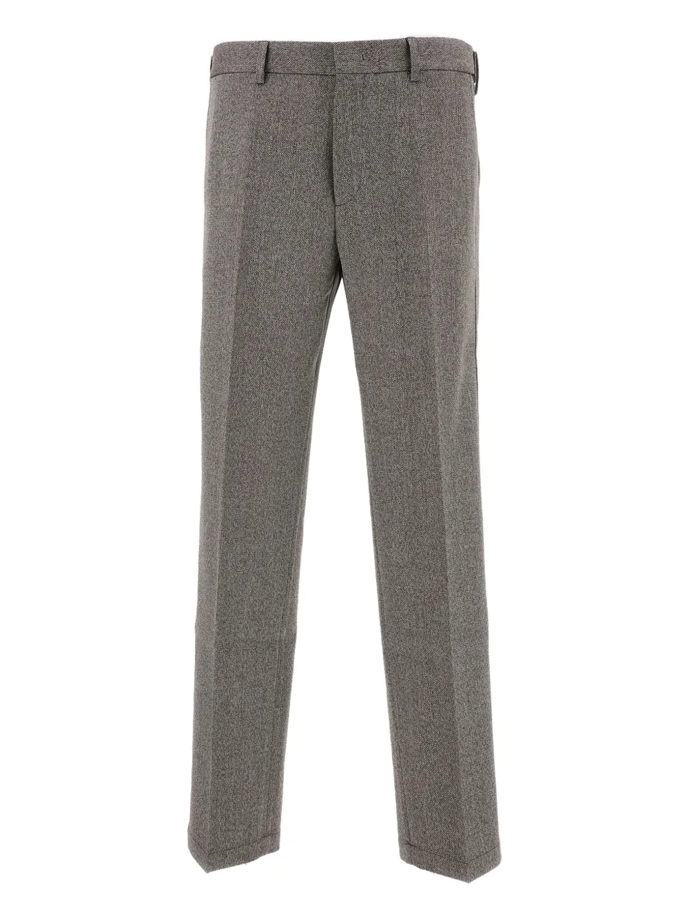 Cellar Door pressed-crease wool trousers | Grey | Image 1