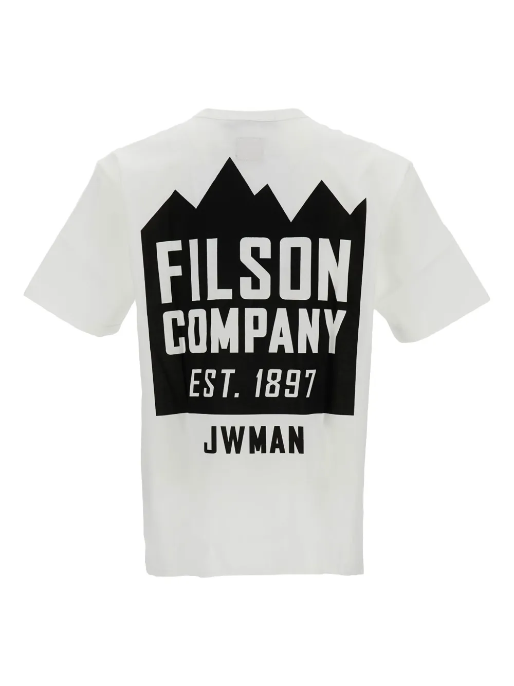 Junya Watanabe MAN graphic-print crew-neck T-shirt - Wit