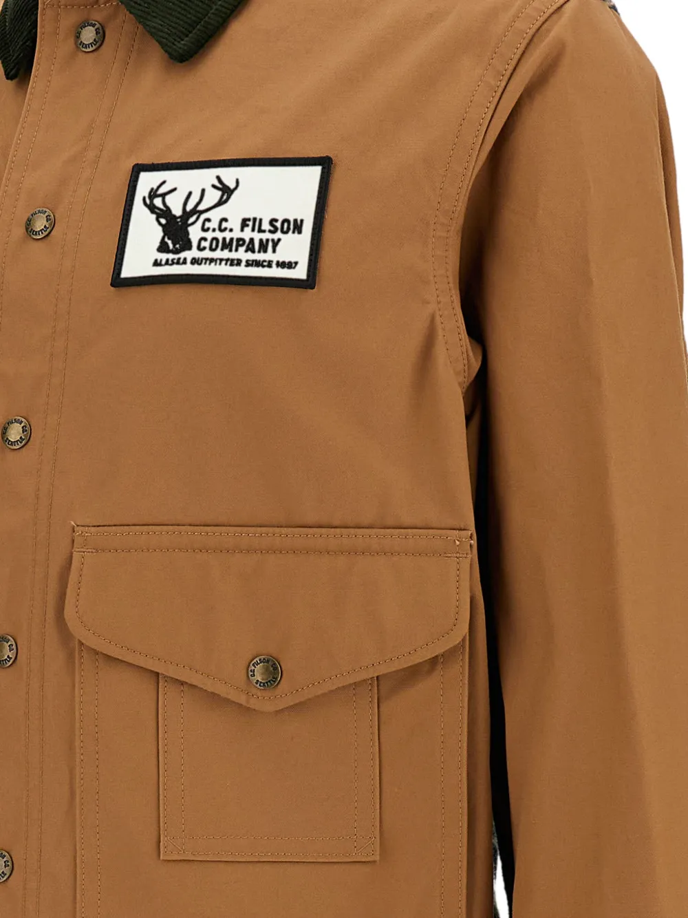 Junya Watanabe MAN Jack met fluwelen kraag Bruin