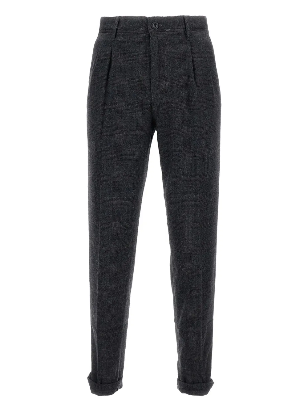 Incotex pantalones con cuadros estampados | negro | Image 1
