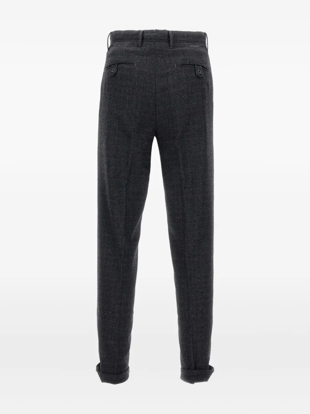 Incotex check-pattern trousers - Zwart