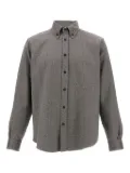 Cellar Door buttoned-cuffs cashmere shirt - Grey