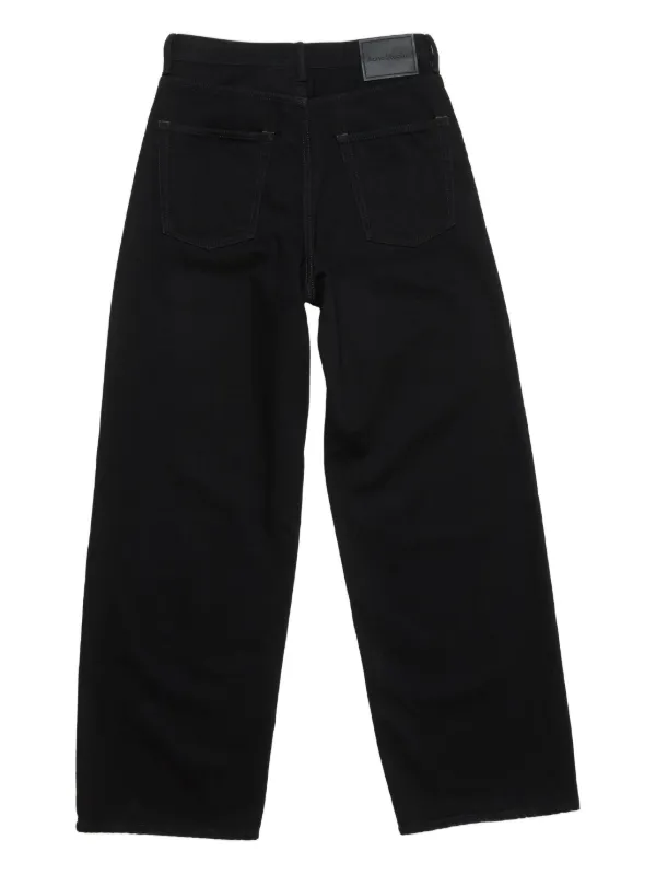 ACNE ジーンズ 黒ブラック Acne Studios - ルーズフィットジーンズ 