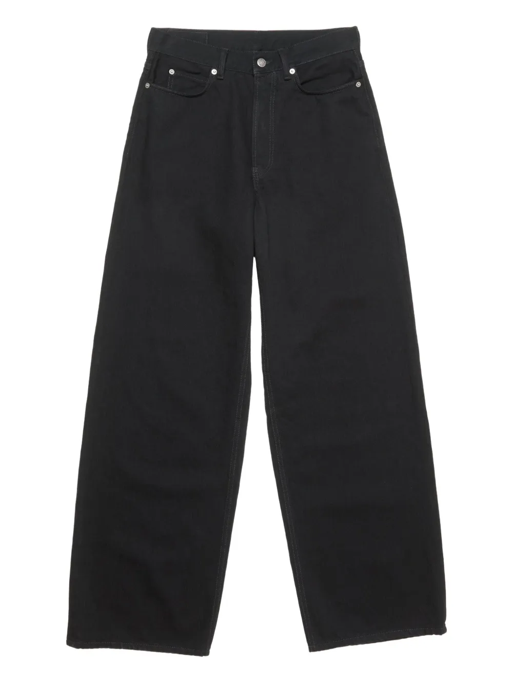 Acne Studios Jeans con applicazione logo - Nero