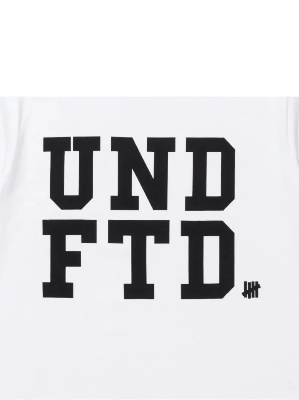 Undefeated Block T-shirt - Wit