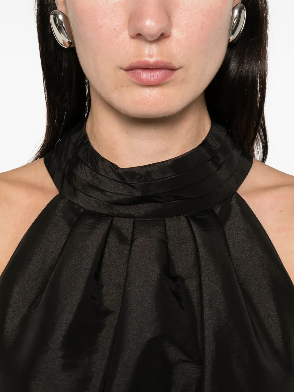 Simkhai Tie-fastening Mini Dress In Black