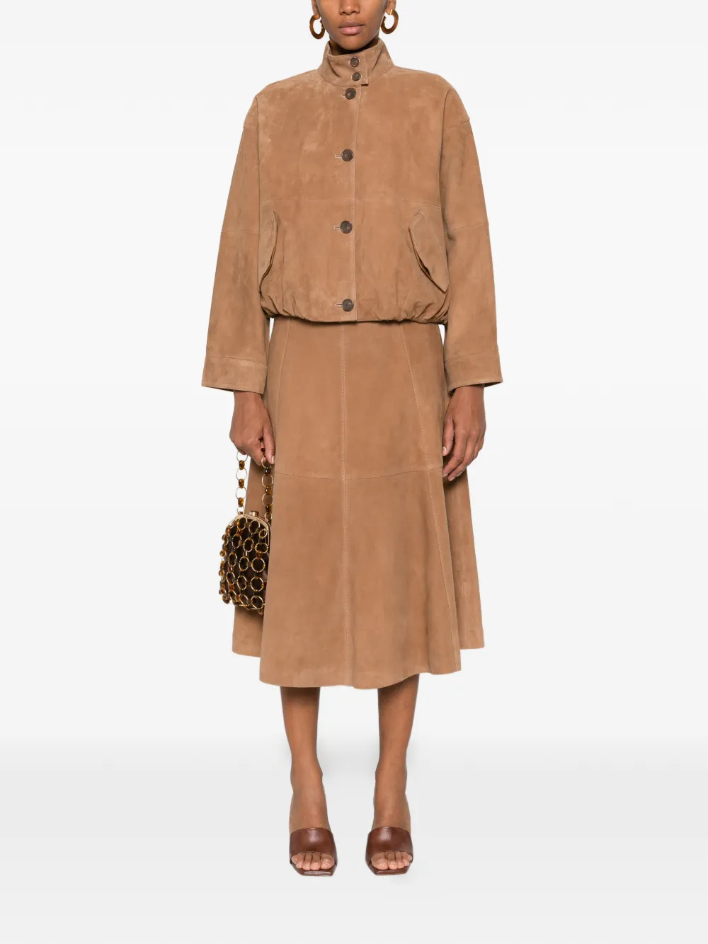 Simkhai button suede jacket | Leather Jackets | Image 2