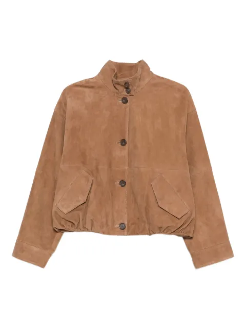 Simkhai button suede jacket