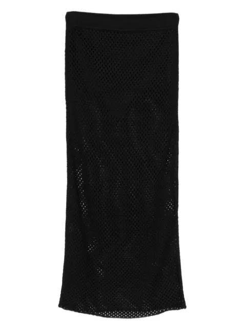 Simkhai jupe mi-longue en effet en crochet