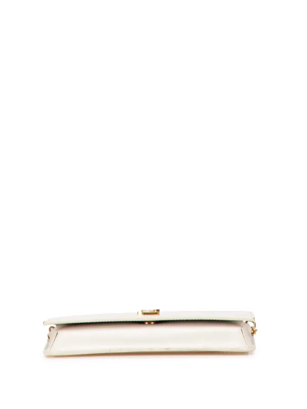 Saint Laurent Pre-Owned 2021 Smooth Leather Cassandre Phone Holder