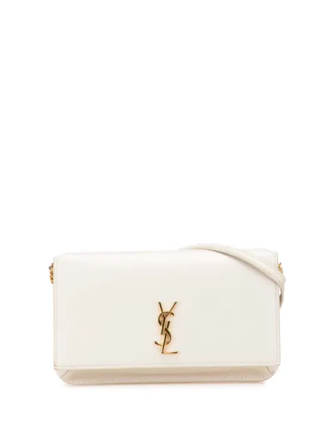 Saint Laurent Pre-Owned 2021 Smooth Leather Cassandre Phone Holder crossbody bag