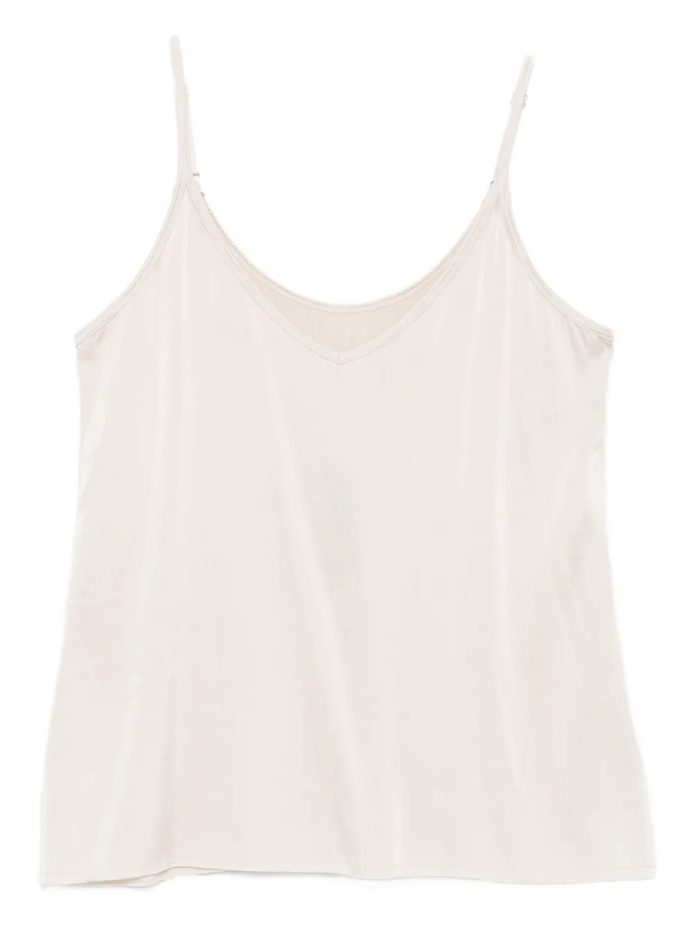 Private 0204 Silk Top In Neutral