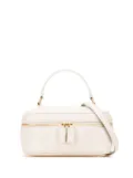 Saint Laurent Pre-Owned 2021 Quilted Lambskin East West Case vanity bag - White