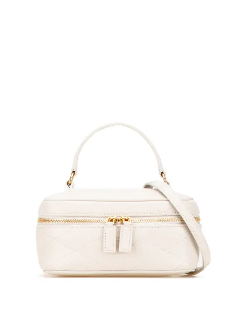 Saint Laurent Pre-Owned 2021 Quilted Lambskin East West Case vanity bag