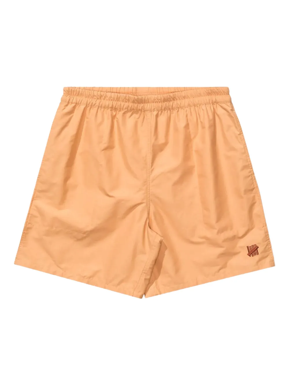 Undefeated logo-embroidered swim shorts | Brown | Image 1