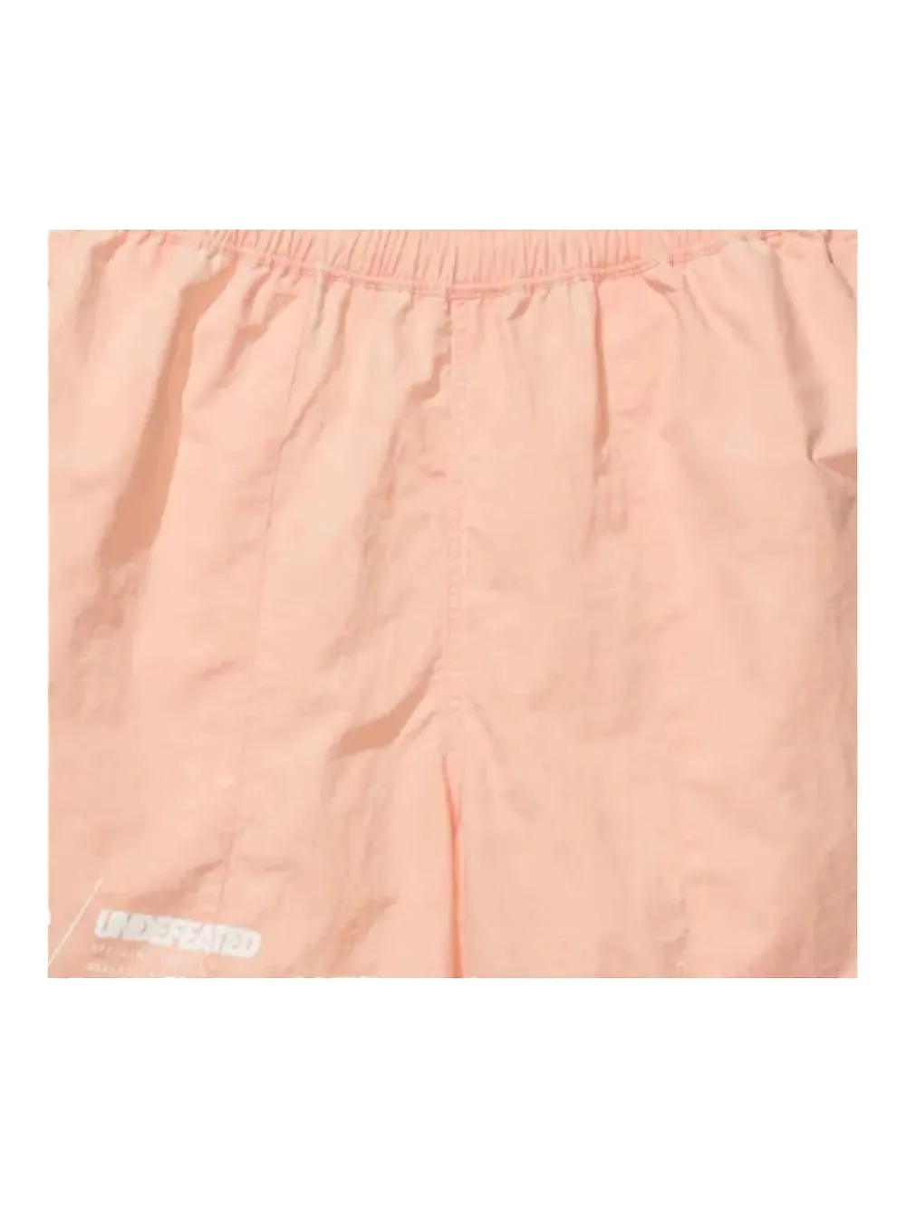 Undefeated logo-print tie-dye shorts - Oranje