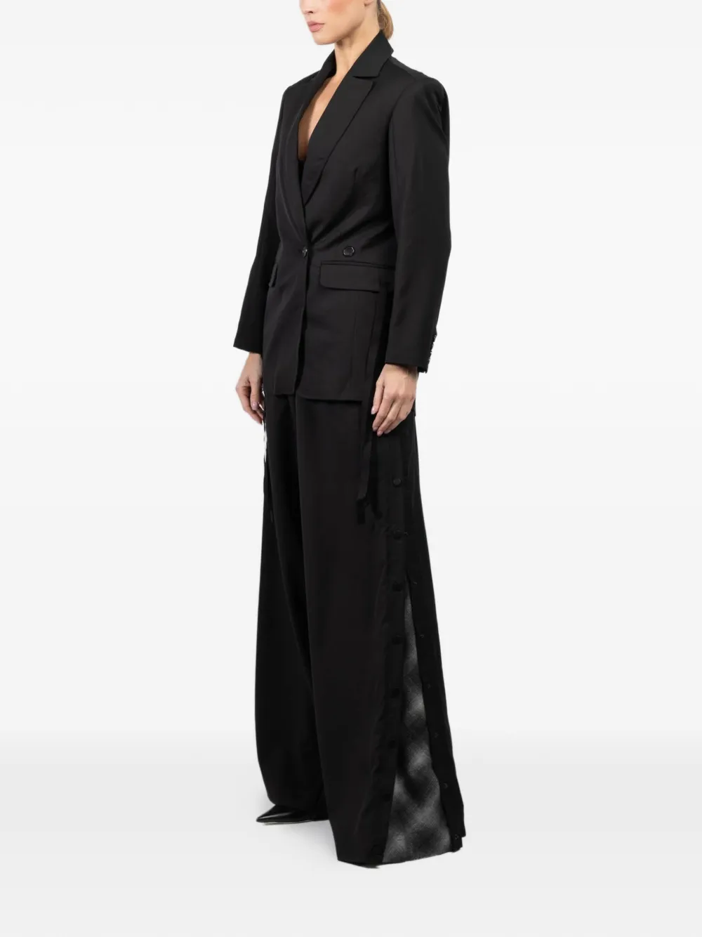  Isabel Benenato Wool Jacket - Black 