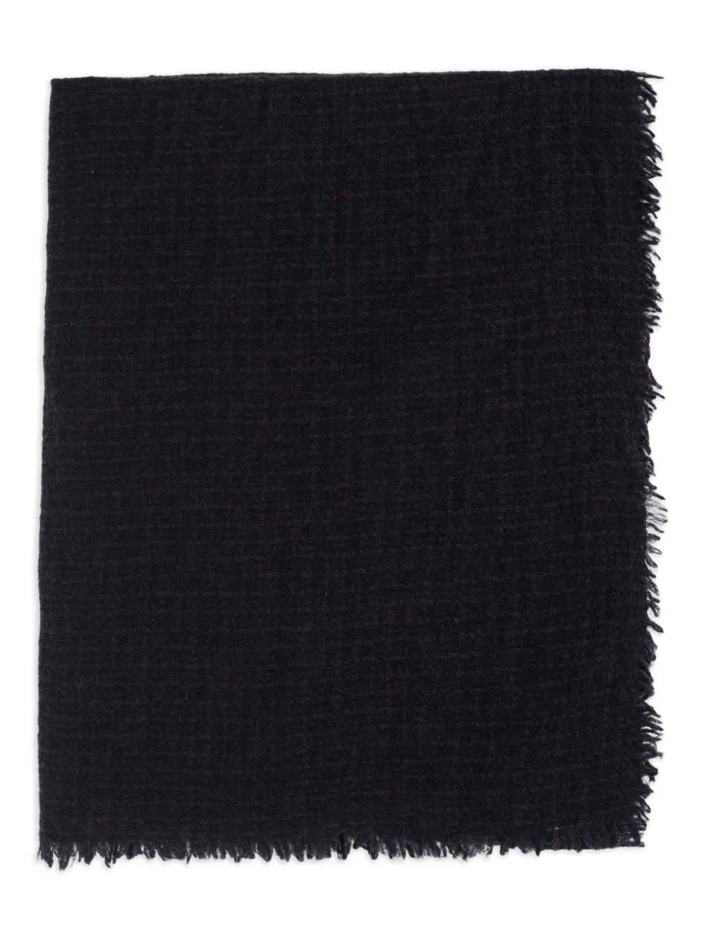 Faliero Sarti frayed-edge scarf - Schwarz