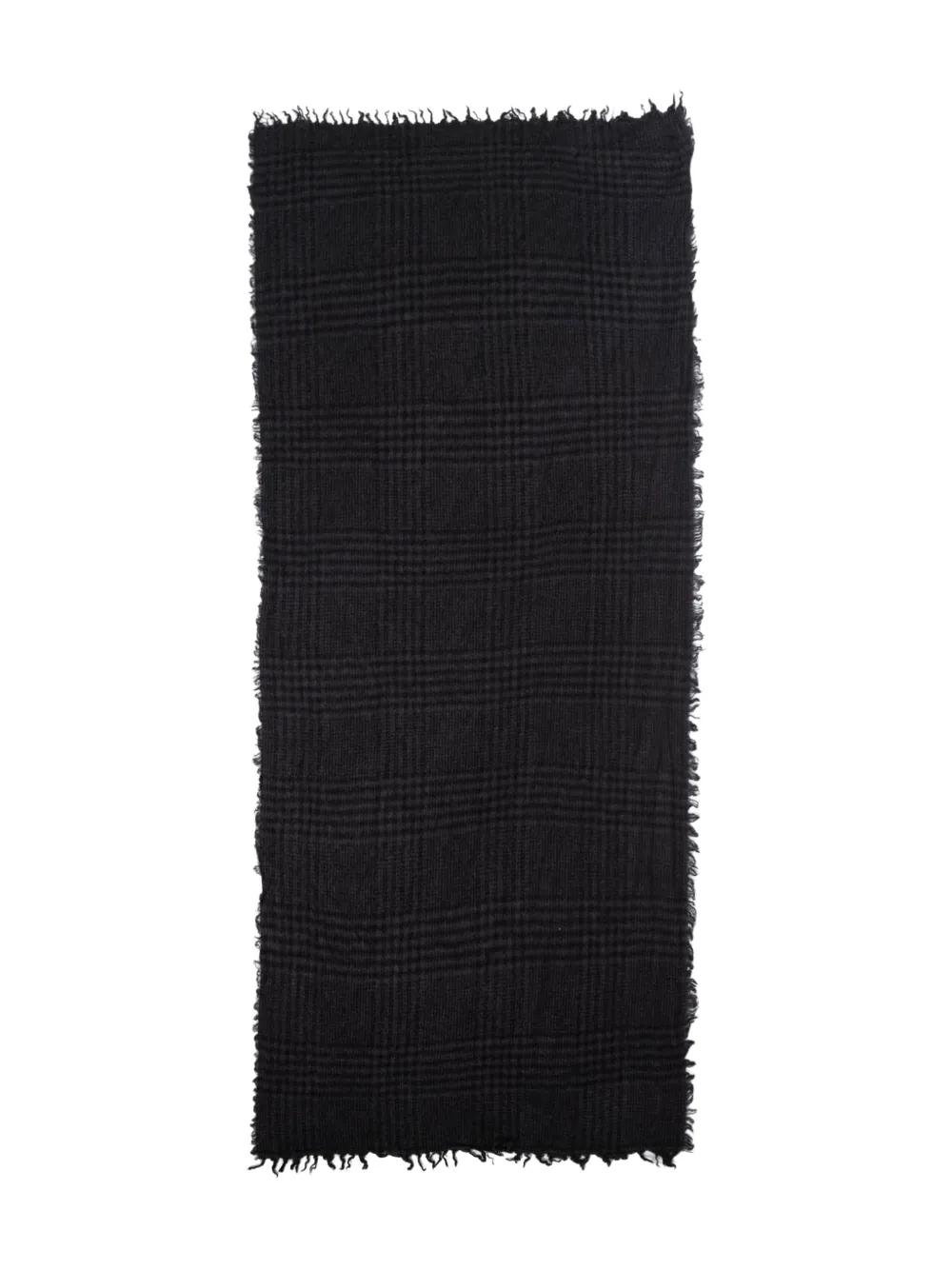 Faliero Sarti Principe frayed scarf - Nero