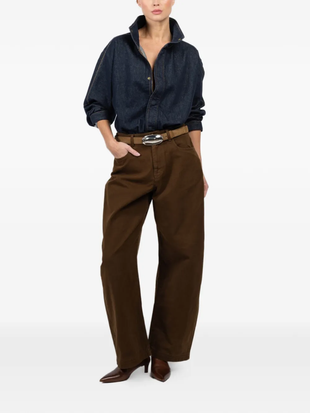 Ronny Kobo denim shirt - Blauw