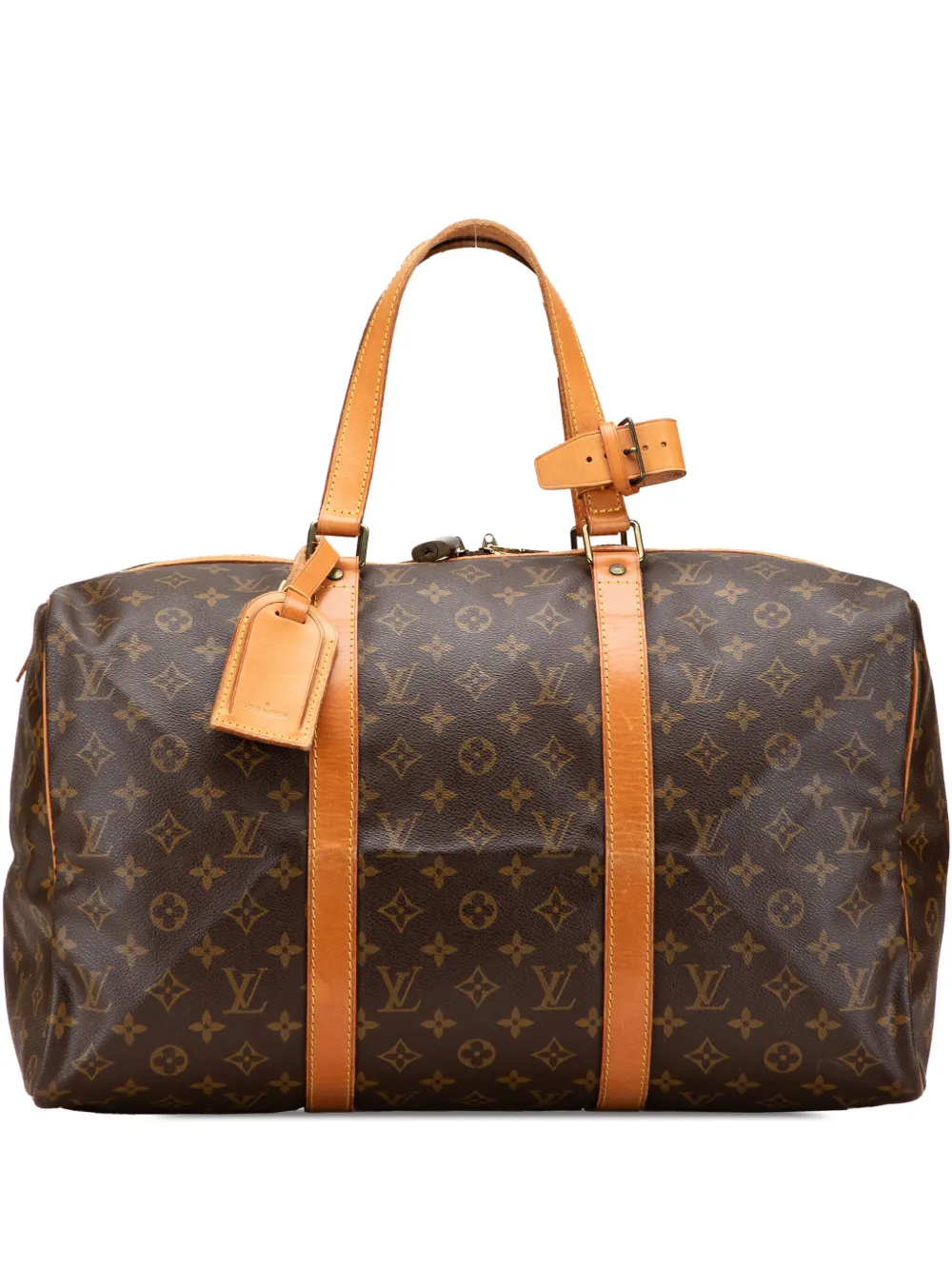 Louis Vuitton Pre-Owned 1980-1990 モノグラム サック スープル 45 トラベルバッグ - ブラウン Louis Vuitton Pre-Owned 1980-1990 モノグラム サック スープル 45 トラベルバッグ - ブラウン