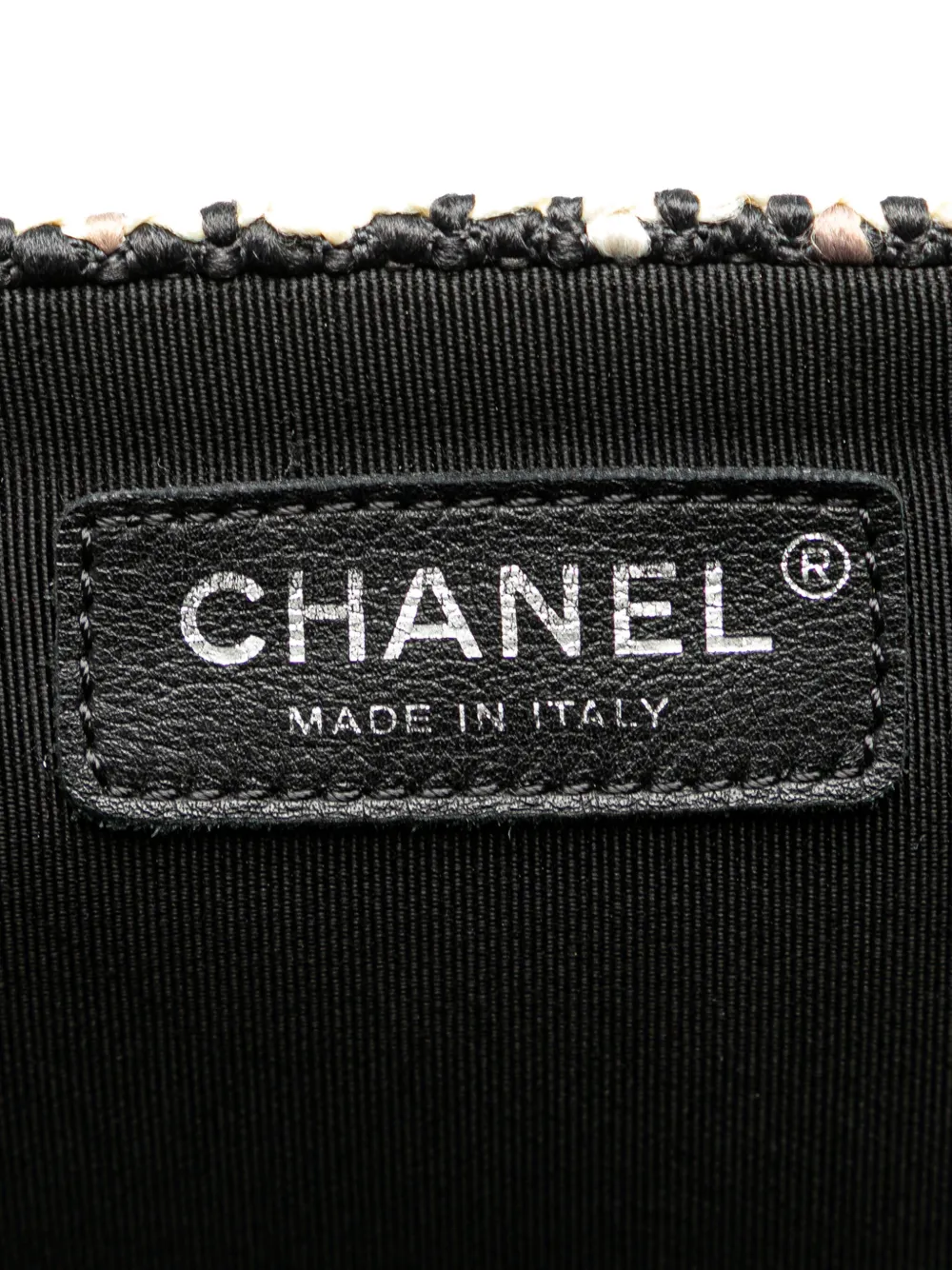 Pre-owned Chanel 2016-2017 Xxl Cc Tweed Single Flap Shoulder Bag In Black