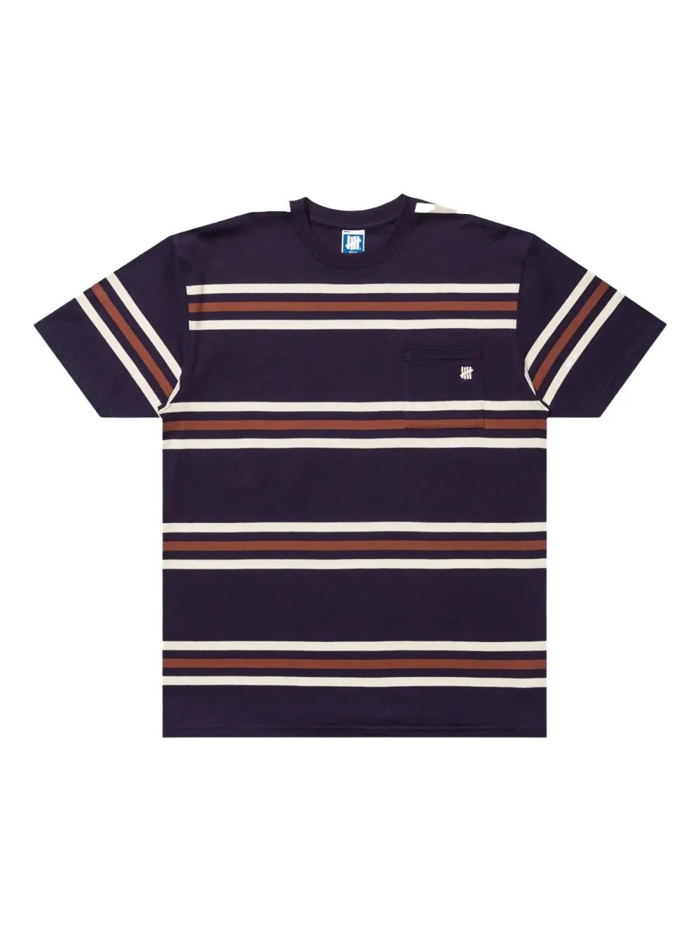 Undefeated Stadium striped "Blue" T-shirt | Blue | Image 1