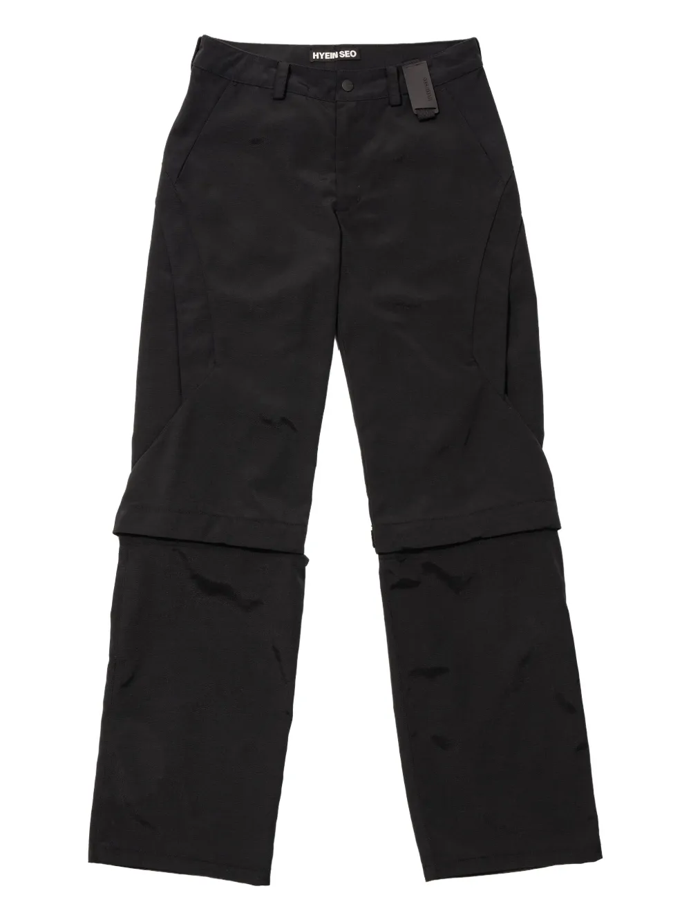Hyein Seo zip-fastening panelled trousers | Black | Image 1