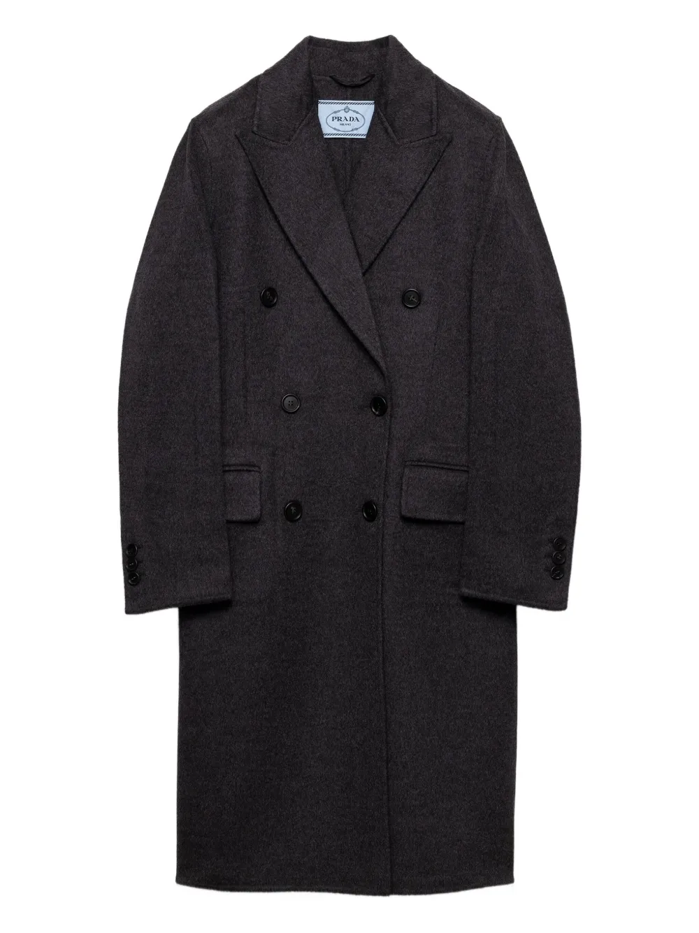 Prada double-breasted coat | Grey | Image 1