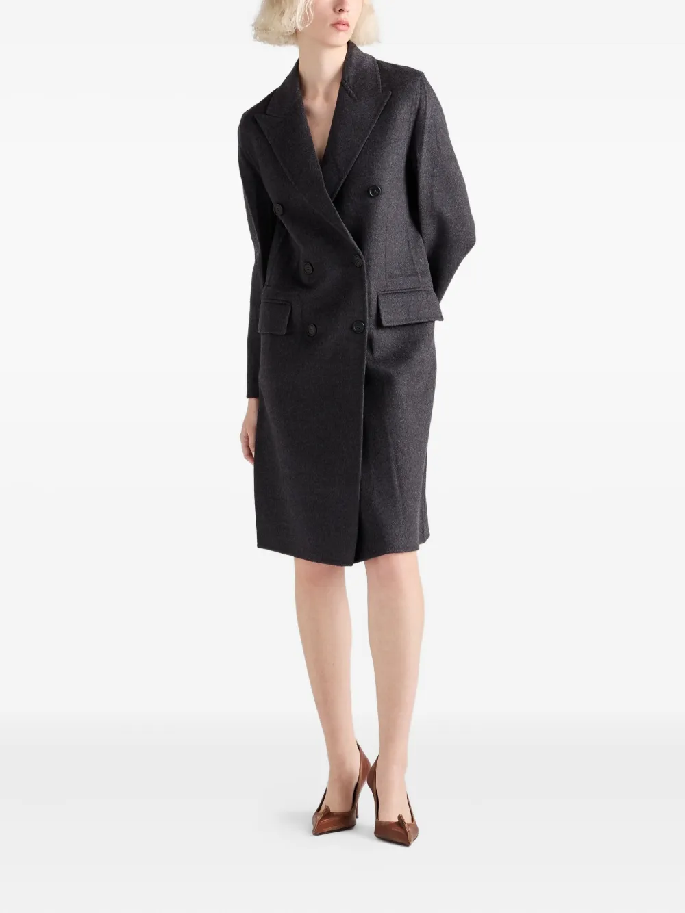 Prada double-breasted coat | Double Breasted & Peacoats | Image 2