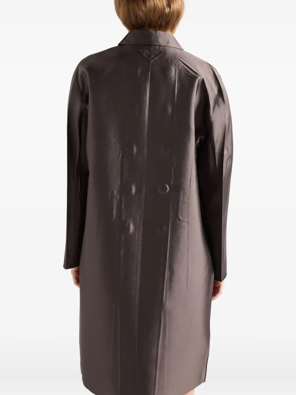 Prada Jas met dubbele rij knopen Grijs