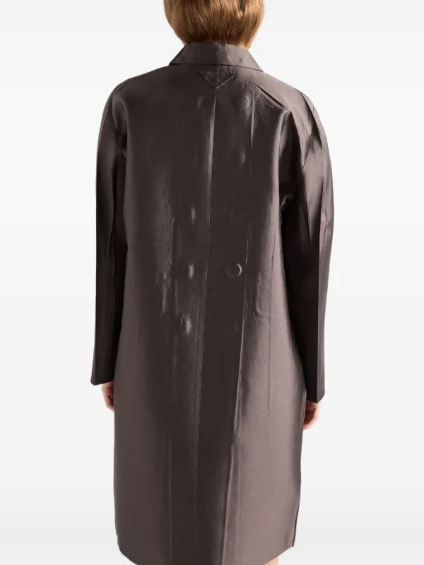 PRADA ダブルブレストコート Prada ダブルコート | グレー | FARFETCH JP