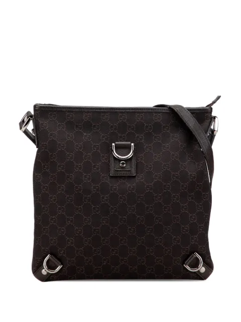 Gucci Pre-Owned 2000-2015 GG Denim Abbey D Ring crossbody bag