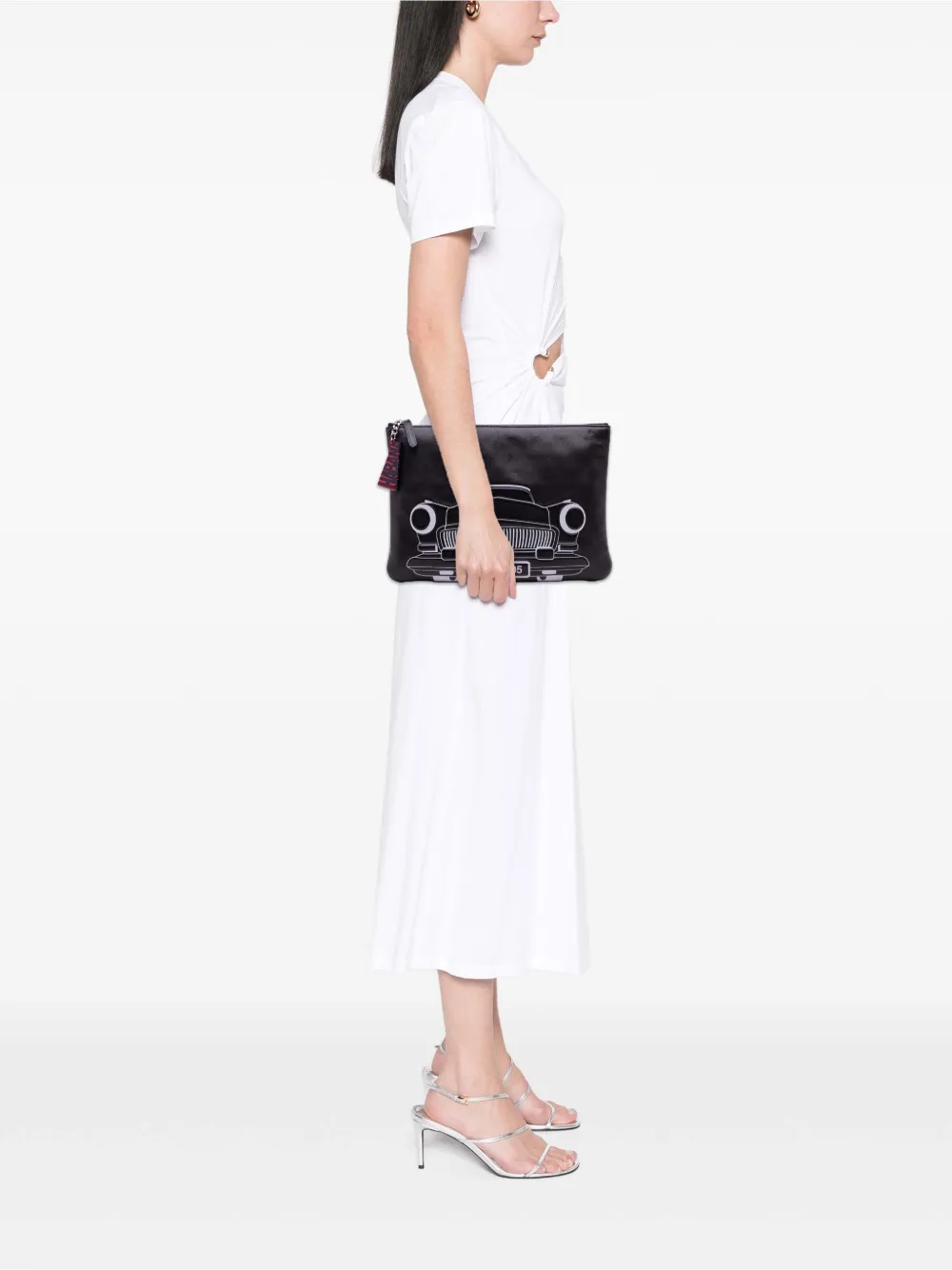 CHANEL Pre-Owned 2016-2017 Medium Printed Lambskin Cuba La Habana O Case clutch bag | Pre-Owned | Image 2