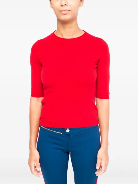 LA ROSE round-neck short-sleeve jumper