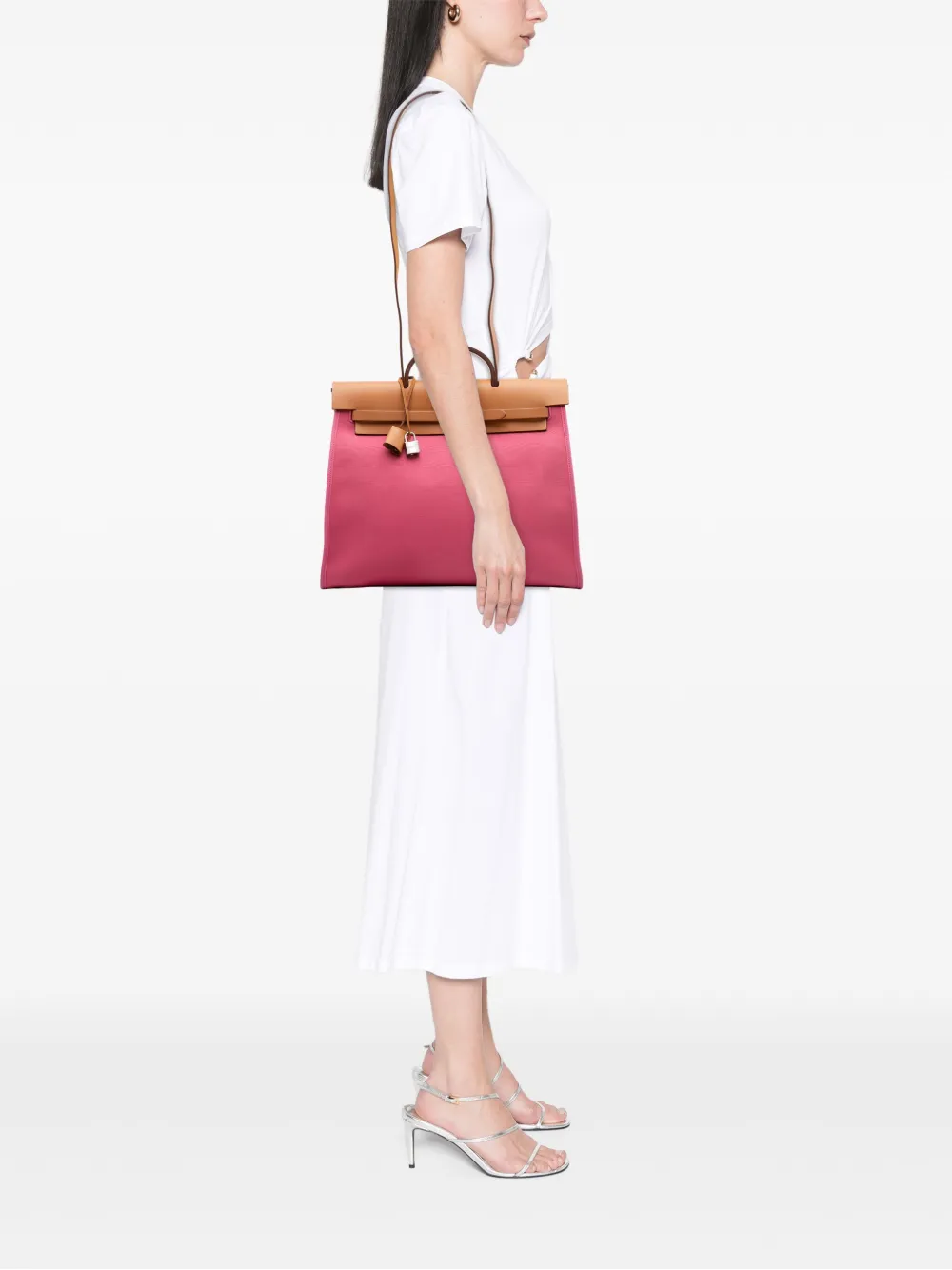 Hermès Pre-Owned 2012 Toile Herbag Zip 39 satchel | Pre-Owned | Image 2