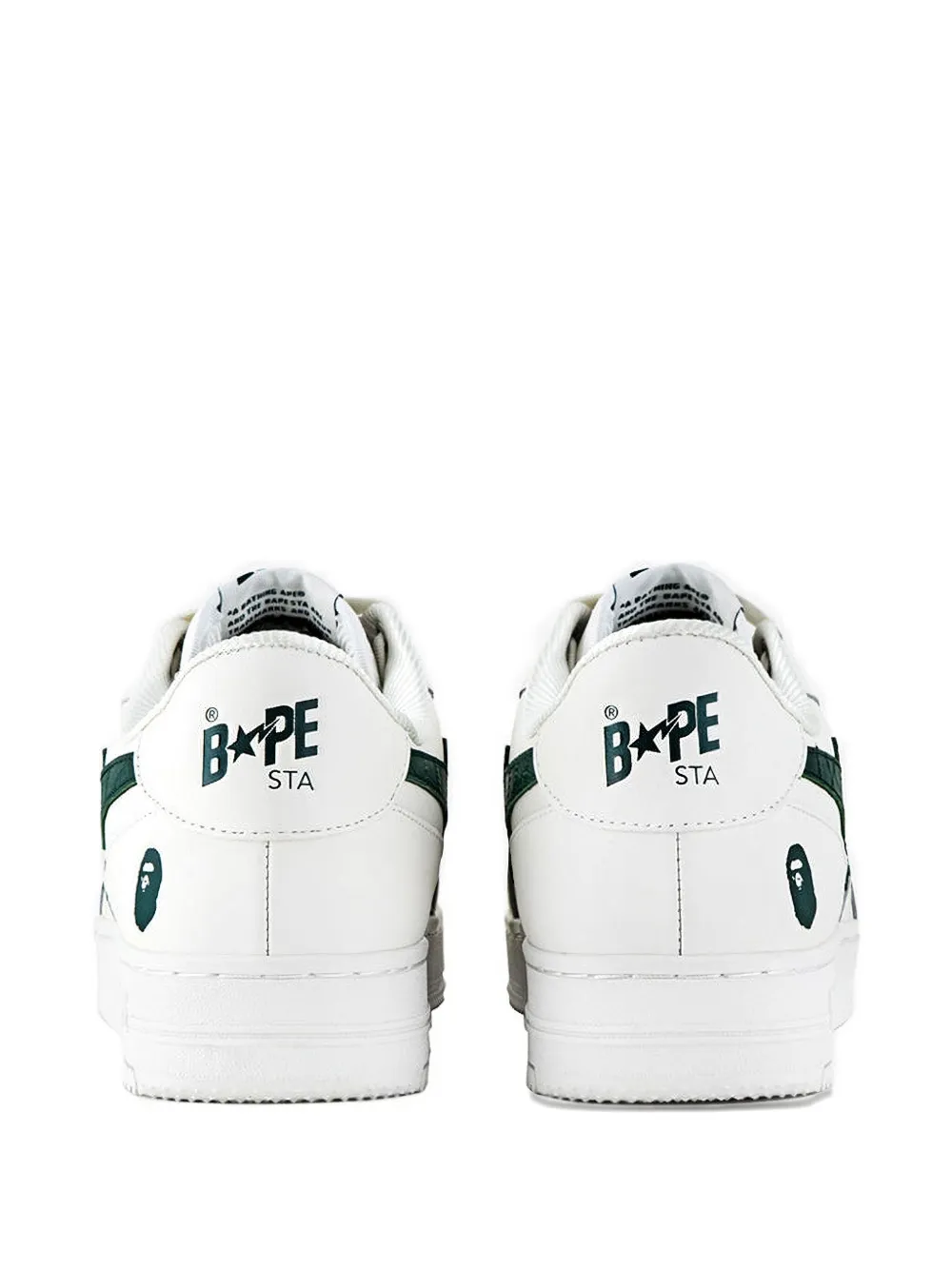 A BATHING APE Icon star-crocodile sneakers White
