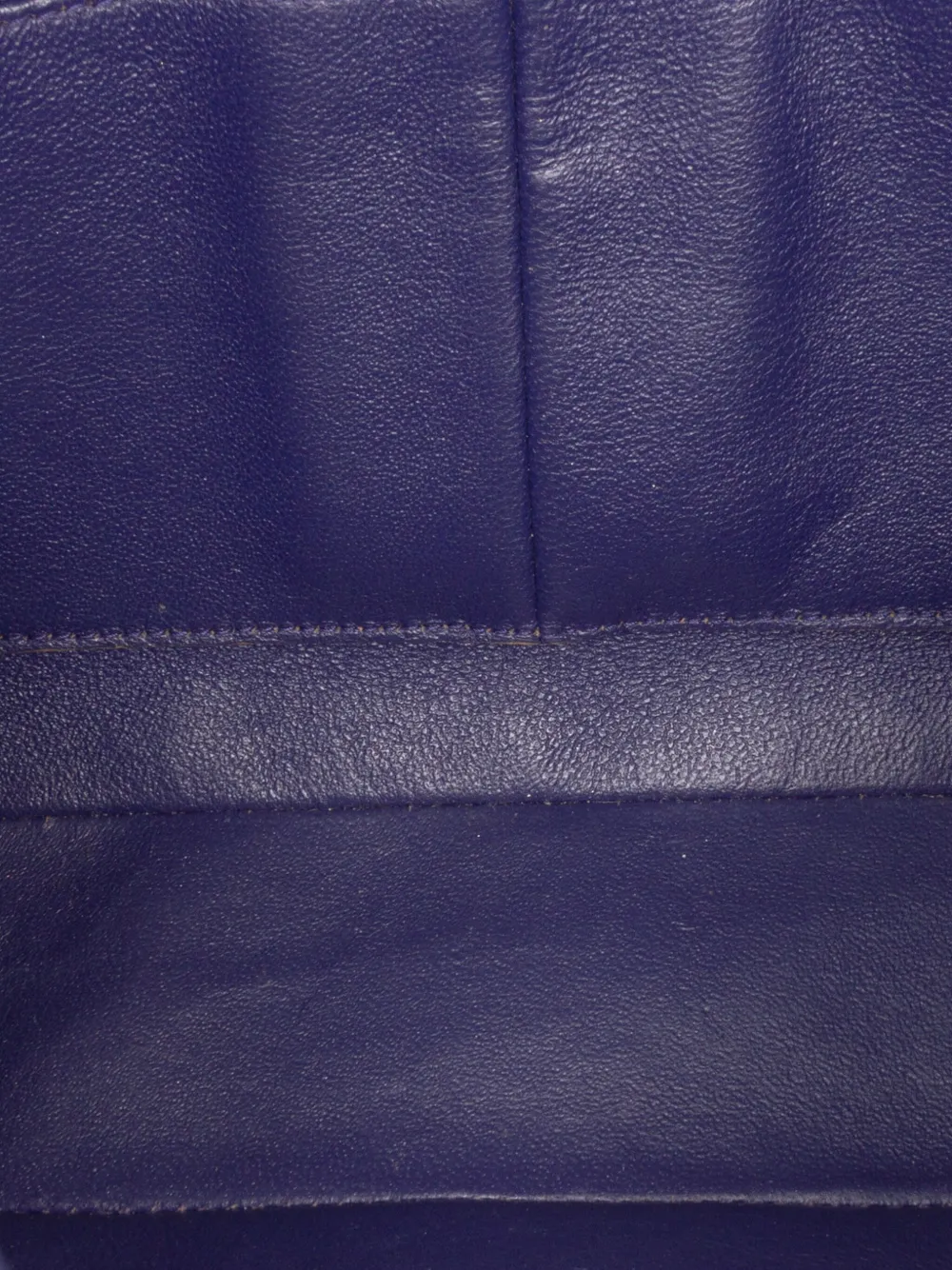 Pre-owned Chanel 2015-2016 Medium Classic Chevron Lambskin Double Flap Shoulder Bag In Blue
