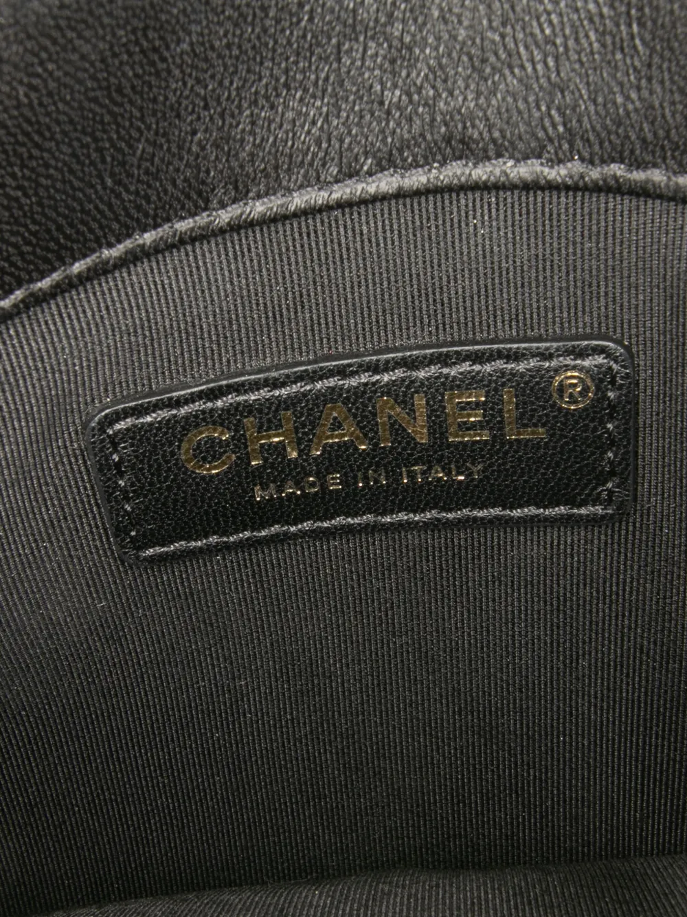 Pre-owned Chanel 2016-2017 Lambskin Cc Antico Flap Crossbody Bag In Black