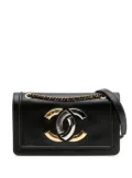CHANEL Pre-Owned 2016-2017 Lambskin CC Antico Flap crossbody bag - Black