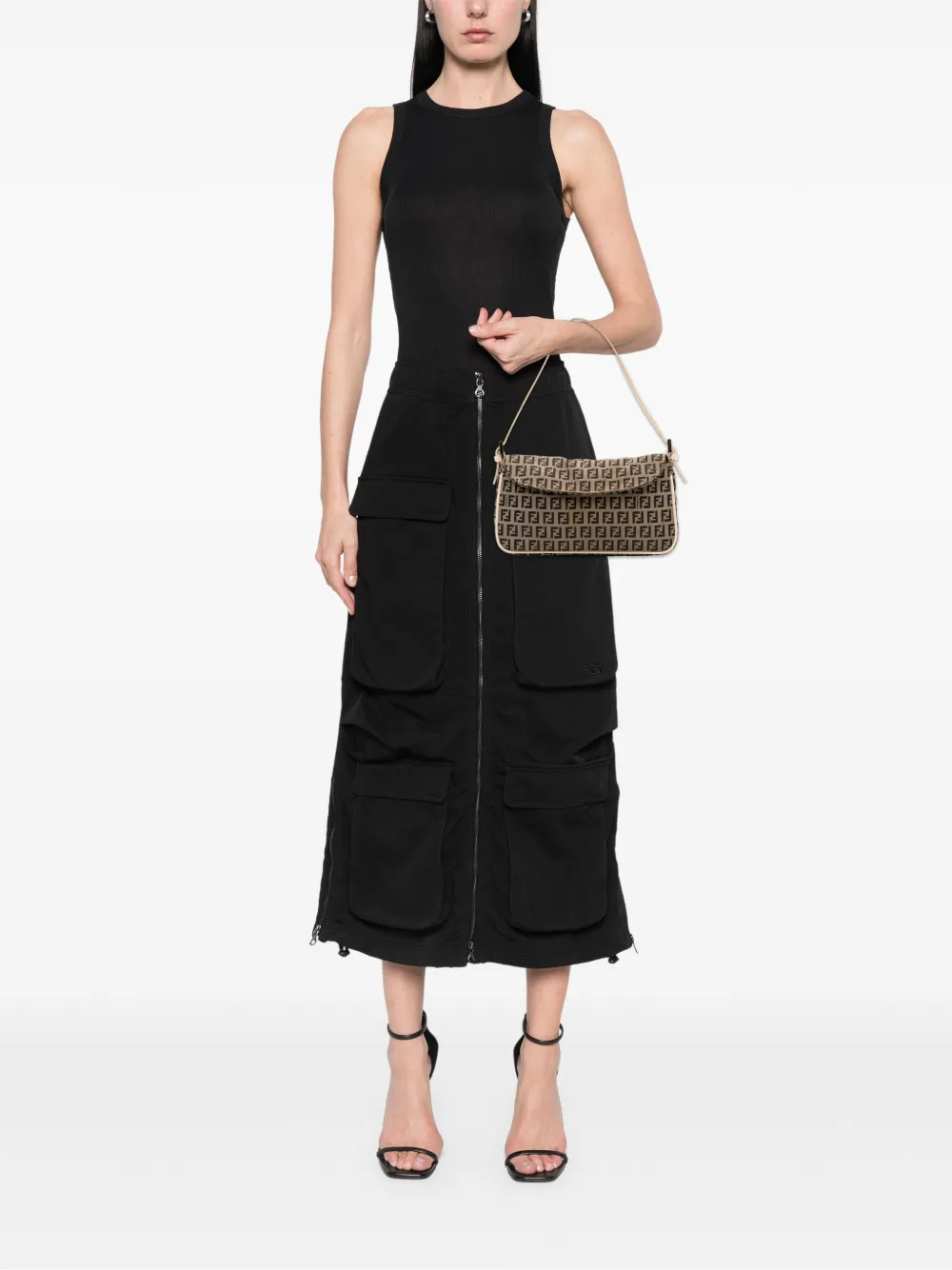 Fendi Pre-Owned 2010-2025 Zucchino Canvas Flap Pochette shoulder bag | Pre-Owned | Image 2