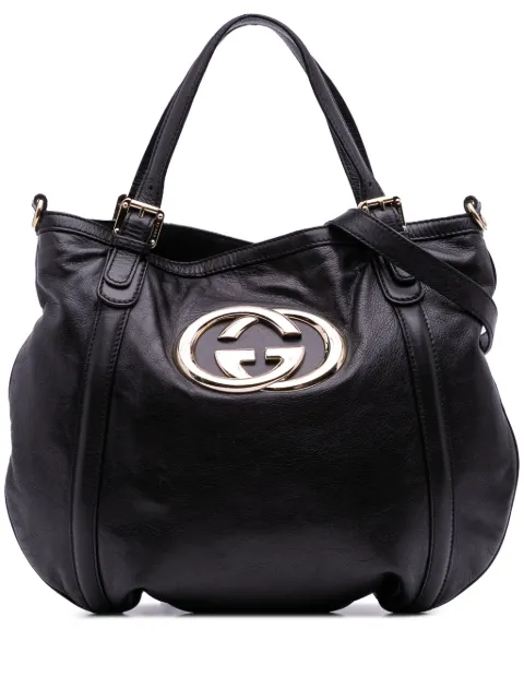 Gucci Pre-Owned 2000-2015 Medium Leather Britt satchel