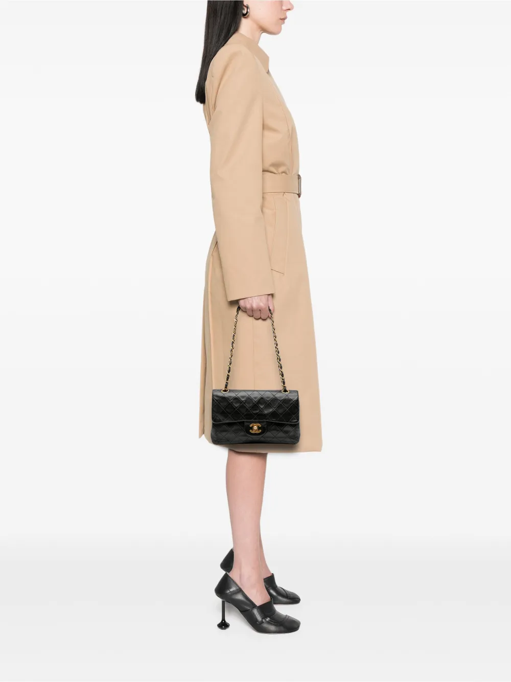 CHANEL Pre-Owned 1991-1994 Small Classic Lambskin Double Flap shoulder bag | Pre-Owned | Image 2