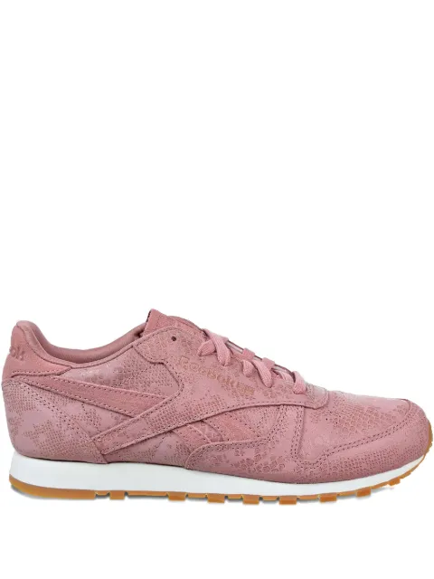 Reebok Classic Leather Clean Exotics WMNS "Sandy Rose/Chalk/Gum" sneakers