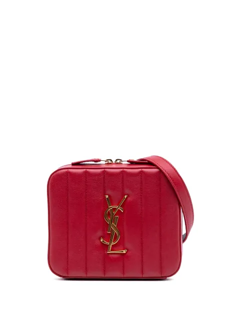 Saint Laurent Pre-Owned 2018 Lambskin Matelasse Monogram Vicky belt bag