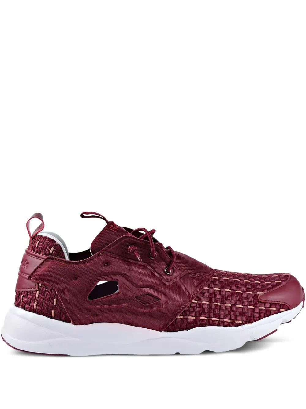 Reebok Furylite New Woven "Collegiate Burg White" sneakers Rood