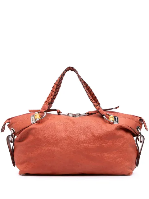 Gucci Pre-Owned 2016-2025 Medium Leather Bamboo Bar tote bag