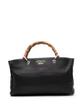 Gucci Pre-Owned 2000-2015 Medium Calfskin Bamboo Shopper satchel - Black